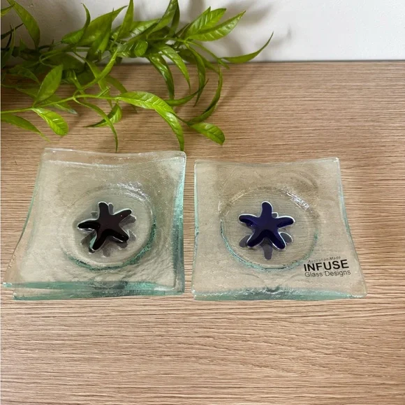 Infuse Glass Starfish Coasters - Picture 5 of 5